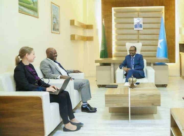 Foreign Minister discusses joint humanitarian action with the UN Deputy Representative to Somalia