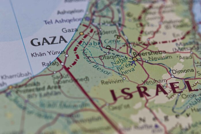 map-of-gaza-and-israel