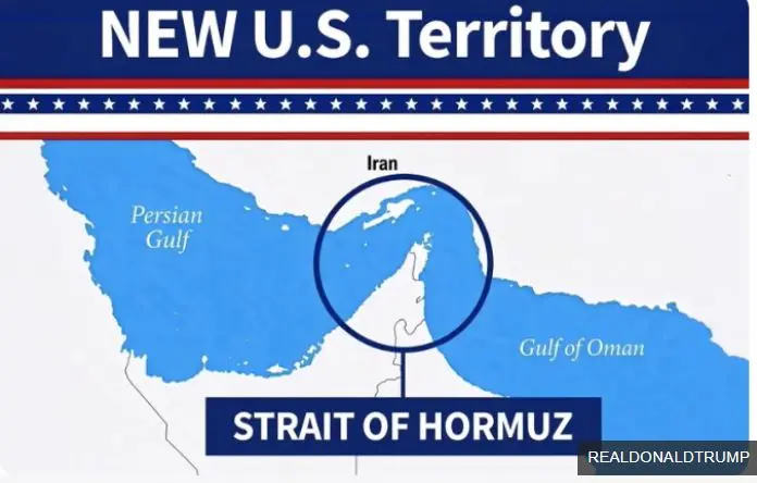Trump oo mar kale Marinka Hormuz ku tilmaamay inuu yahay “dhul Mareykan ah” Trump oo mar kale Marinka Hormuz ku tilmaamay inuu yahay “dhul Mareykan ah”